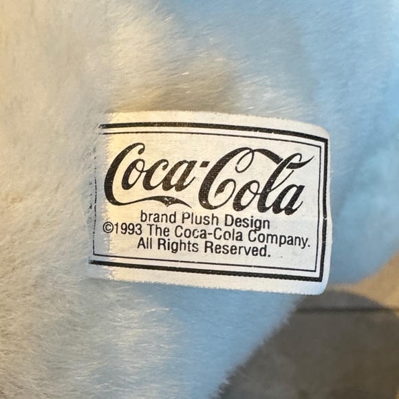 1994 vintage Coca-Cola white polar Plush Bear - Picture 6 of 6